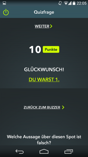Ganz einfach: Wer zuerst getippt hat, bekommt die Punkte.