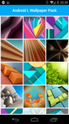 Das Android L Wallpaper Pack bietet eine wirklich schöne Sammlung an Hintergrundbildern passend zu Android L.