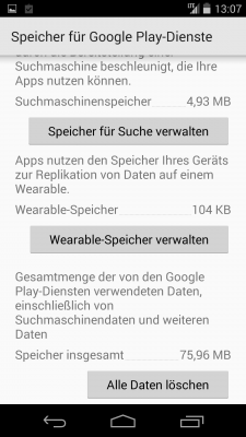 Die Google Play-Dienste sammeln über die Zeit ganz schön viele Daten...