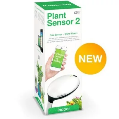 Der Koubachi Plant Sensor 2 in der Originalverpackung.