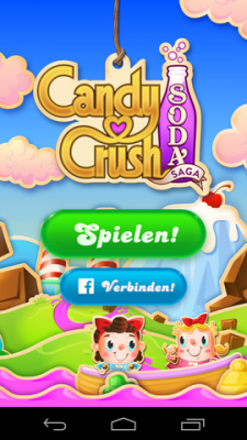 Auch die neue Version von Candy Crush verfügt über eine Facebook-Integration.