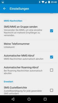 In der Grundeinstellung werden MMS automatisch abgerufen. Wer normalerweise keine MMS bekommt, sollte diese Option deaktivieren.