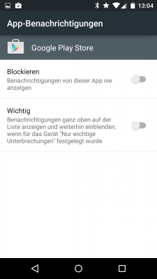 Neu in Android 5.0: Die App-Benachrichtigungen haben einen eigenen Dialog erhalten.
