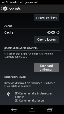 Über den Button Standard entfernen bekommst du wieder den Auswahldialog präsentiert.