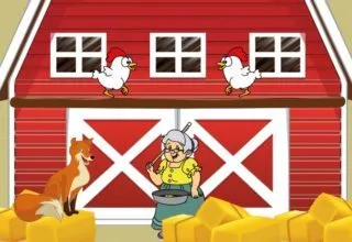 Chicken Pou – Spaß mit Fuchs und Hühnern auf dem Bauernhof