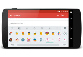 Tipp: Emoticons mit der Google-Tastatur schreiben