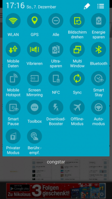 Quick-Toggles sind eine praktische Sache, aber etwas weniger wäre hier mehr.