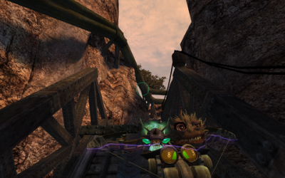 Gut aber nicht berauschend: Die Grafik von Oddworld Stranger's Wrath ist ok.