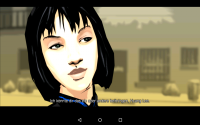 Vor jeder Mission erscheinen Dialoge im Comic-Stil. Die Übersetzung ist gut gelungen, der Wortwitz blieb dabei erhalten.