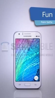 Palm Selfie: Das Galaxy J1 nimmt automatisch ein Foto auf, wenn du ihm die Handfläche zeigst.
