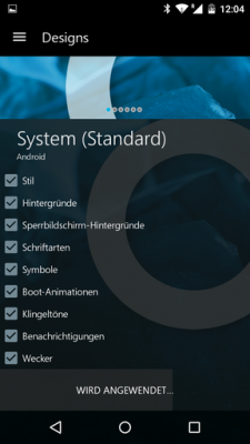 Aktuell gibt es abgesehen vom Standard-Theme noch wenige Designs, die sämtliche Elemente mitbringen.