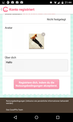 Du meldest dich mit über Facebook, Twitter oder Google+ an. 