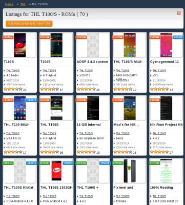 Je nach Handy stehen sehr viele Custom-ROM-Versionen zur Auswahl.