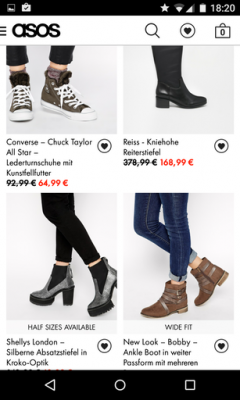 Schuhe, Kleidung, Geschenke. Bei Asos gibt es alles, was das Herz begehrt. 