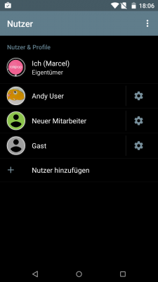 Der Eigentümer kann die neuen Nutzer bearbeiten und die Accounts aber auch komplett löschen.