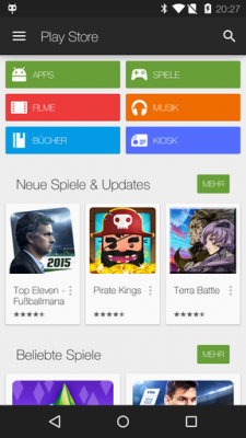 Den Play Store und somit sämtliche Google-Apps gibt es auch bei Custom-ROMs.