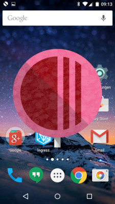 Siehst du den roten Lollipop, dann bleibt dein Handy stumm.