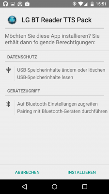 ...und dennoch will die App nach dem Start gleich noch eine zweite App als APK-Datei nachinstallieren.