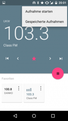 Die neue Radio-App von Android 5.1 ist die erste Radio-App von Google im Material Design.