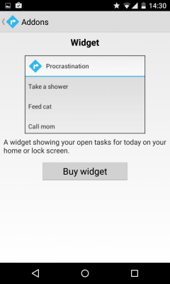 Bei Bedarf erwirbst du per In-App-Kauf ein Widget für den Sperrbildschirm.