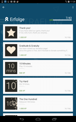 Im deinem Google Play Account siehst du, was zu welcher Zeit im Spiel gemacht hast.