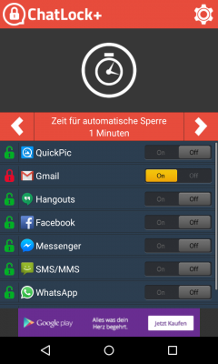 ...oder erst nach Ablauf einer gewissen Zeit.