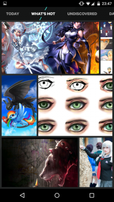 Bilder verschiedenster Art sind in der App verfügbar.