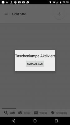 Du gibst den Befehl, dein Smartphone führt ihn aus.