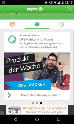 ...sowie das Produkt des Tages. 