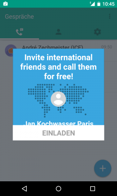 Mit Talkray sind auch internationale Gespräche kostenlos.
