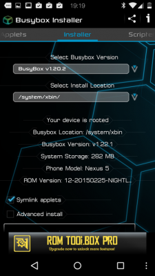 Der BusyBox-Installer ist schon etwas in die Jahre gekommen, verrichtet seinen Dienst aber weiterhin problemlos.