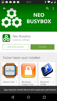 Den Newcomer Neo BusyBox können wir nicht unbedingt empfehlen.