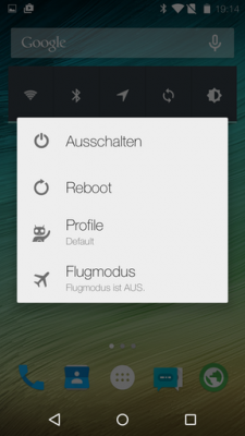 Die Änderungen liegen im Detail, zum Beispiel bei den erweiterten Optionen des Power-Buttons.