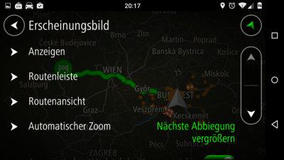 In den Einstellungen lässt sich auch der farbliche Akzent der App frei wählen. Grün ist doch schöner als Teal.