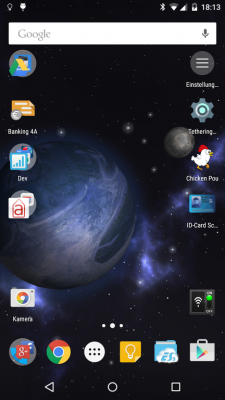 Mit dem Nova-Launcher nutze ich den Platz auf dem Display deutlich effizienter.