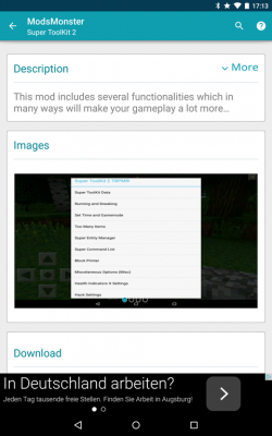 Die Installation in ModsMonster führt dich in den Play Store.