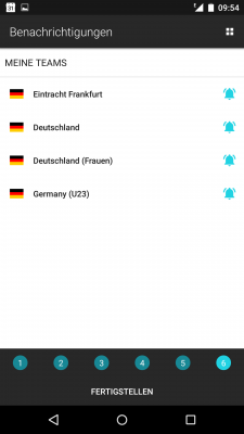 Du erhältst nun für kommende Spiele Benachrichtigungen um nichts mehr zu verpassen.