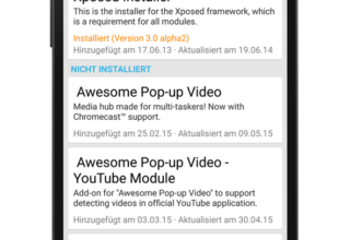 Xposed für Android 5.1: Wie man es installiert und was funktioniert
