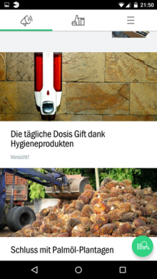Auf der Startseite findest du täglich neue Gesundheits-News.