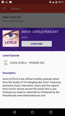 Mit einem Klick auf Subscribe fügst du den Podcast zu deiner Liste hinzu.
