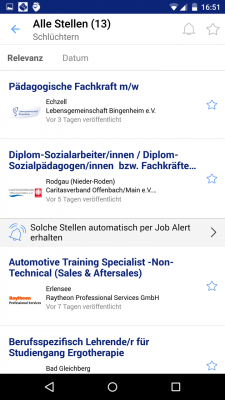 Die App zeigt dir schnell die freien Stellen an.