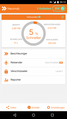 Im mobilen Netz wurde eine um 5 Prozent beschleunigte Internet-Leistung angegeben.