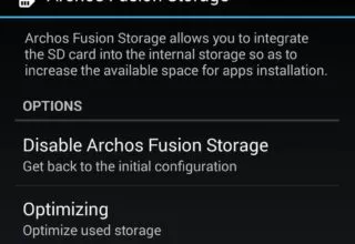 Archos Fusion Storage: Neue Lösung für das microSD-Speicherproblem mit UnionFS