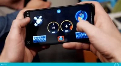 In den Play Services 7.5 lässt sich ein Android-Smartphone als Controller für Chromecast-Apps benutzen. Bild: Google-I/O-Livestream