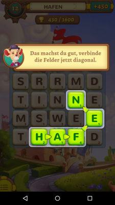 Die Wörter können vorwärts, rückwärts oder diagonal versteckt sein.