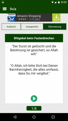 …..oder als Übersetzung anzeigen zu lassen.