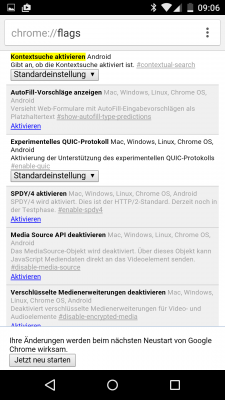 Eventuell musst du das Feature zuerst in den erweiterten Optionen von Chrome aktivieren.