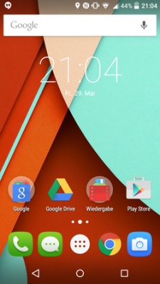 Dank Android 5 sieht das Alcatel Idol 3 fast wie ein Nexus-Gerät aus.