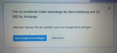 Die Zeiten sind zum Glück vorbei, mit Drive verschickst du jetzt bis zu 10 GByte