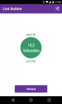 Link Bubble spart Zeit.